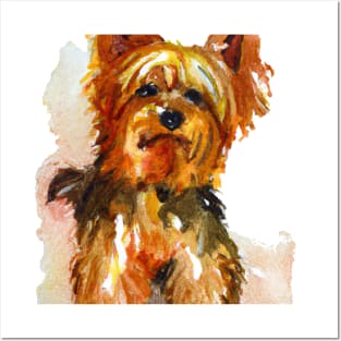 Yorkshire Terrier Watercolor - Gift For Dog Lovers Posters and Art